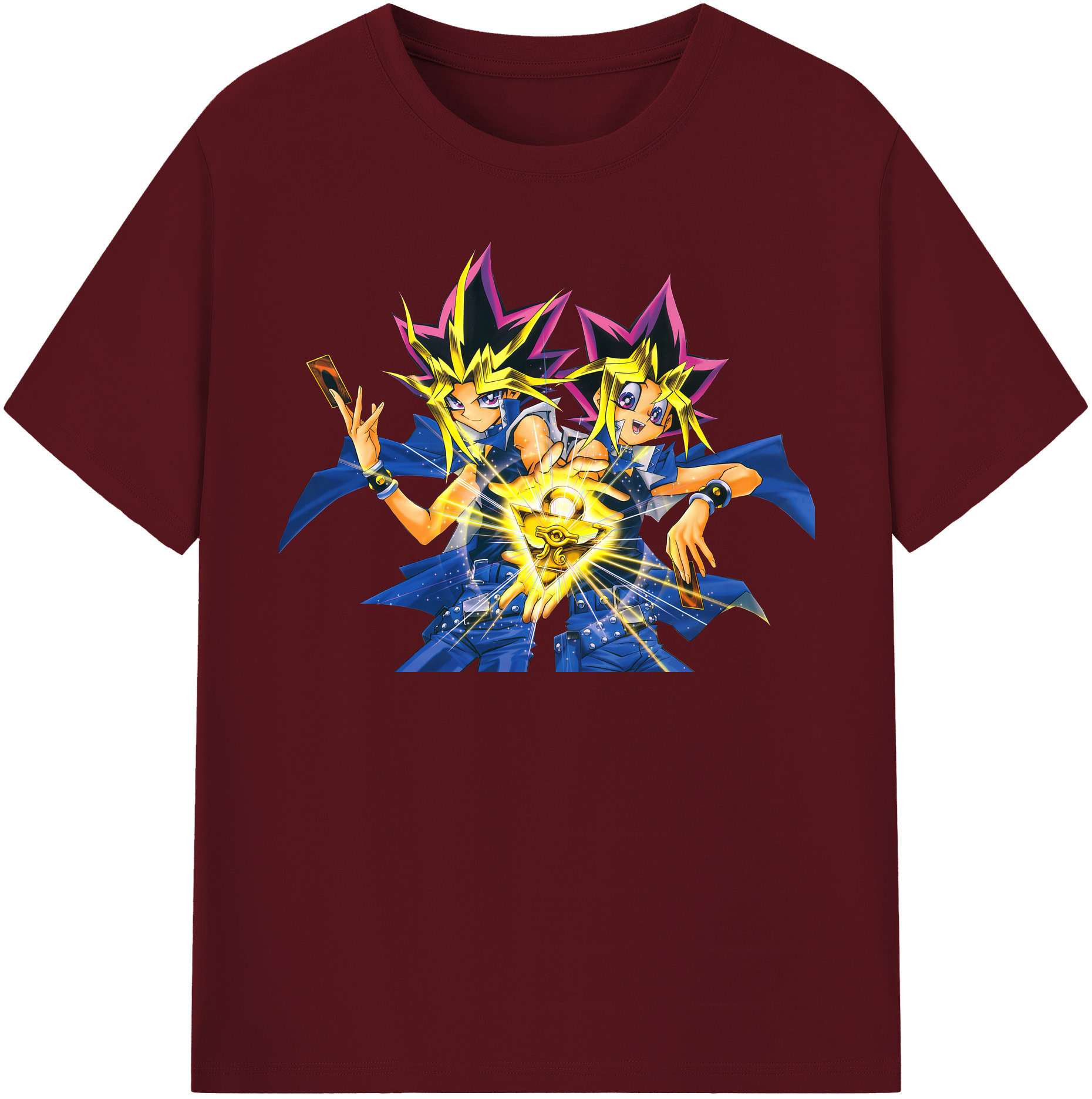 （画像用） 遊☆戯☆王 Yu-Gi-Oh! 綿100％半袖Tシャツ（フロントプリント）